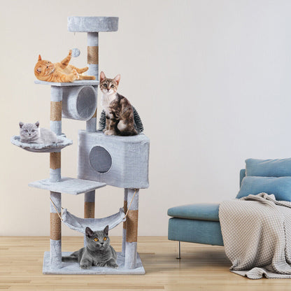 Cat Scratching Post Large Cat Tree Tower Kitten Condo Activity Centre Climbing